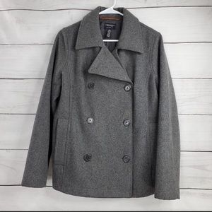 AEO Wool Men’s Double Breasted Pea Coat Jacket